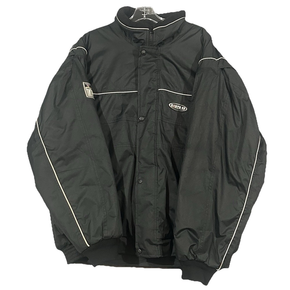 North 49  Men's Arctic Trail Insulated Snowmobile Jacket Black Size XL / TG